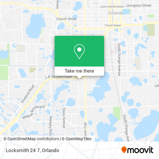 Mapa de Locksmith 24 7
