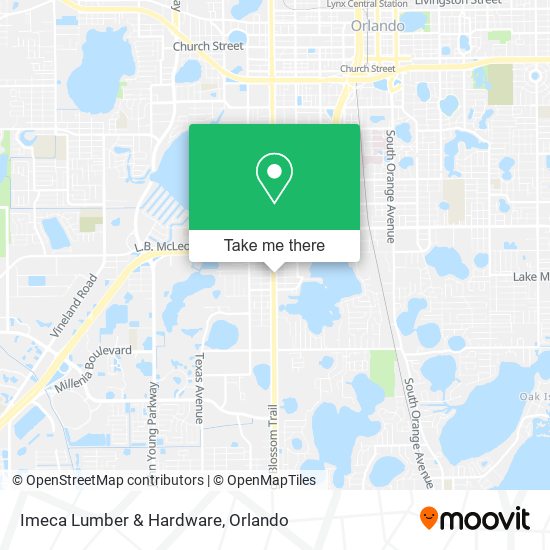 Mapa de Imeca Lumber & Hardware