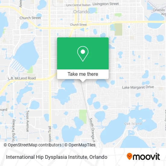 International Hip Dysplasia Institute map