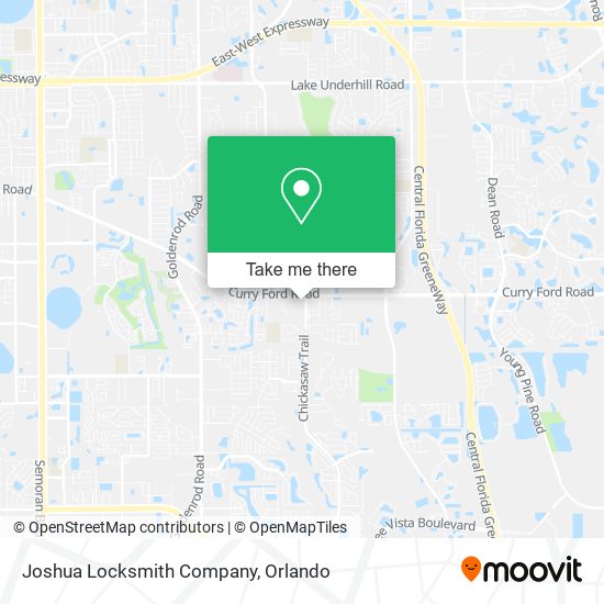 Joshua Locksmith Company map