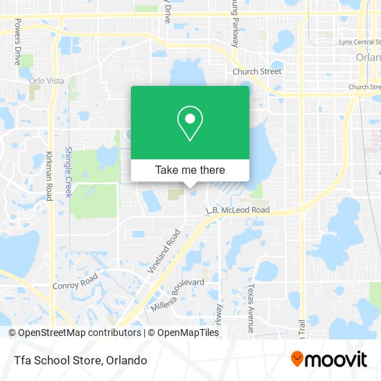Mapa de Tfa School Store