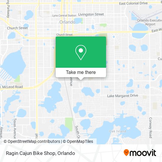 Ragin Cajun Bike Shop map