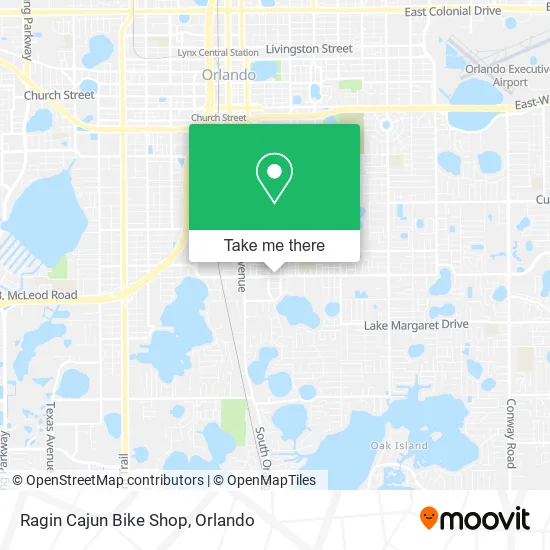Mapa de Ragin Cajun Bike Shop