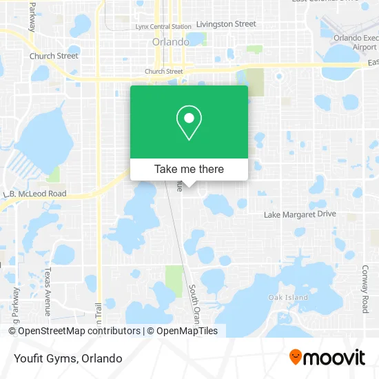 Mapa de Youfit Gyms