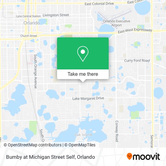 Mapa de Bumby at Michigan Street Self