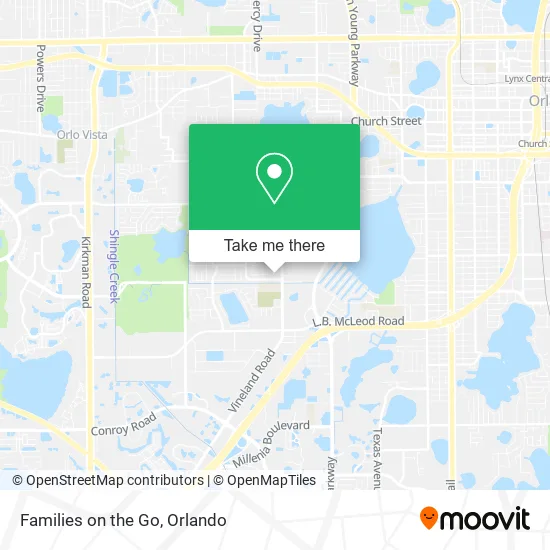 Mapa de Families on the Go