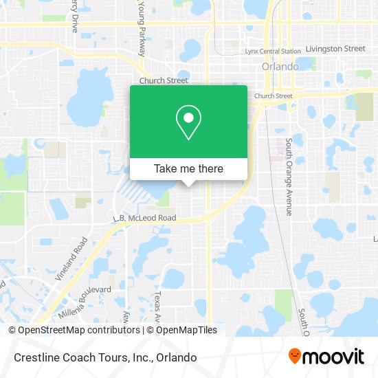 Mapa de Crestline Coach Tours, Inc.