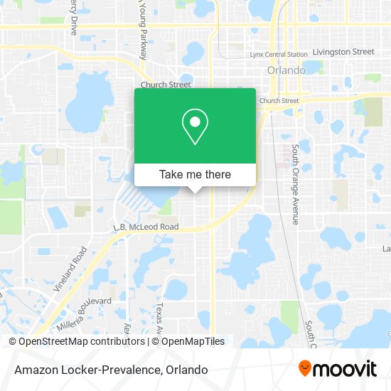 Mapa de Amazon Locker-Prevalence