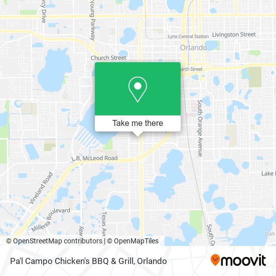 Mapa de Pa'l Campo Chicken's BBQ & Grill