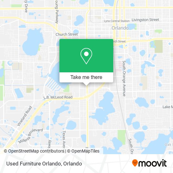 Used Furniture Orlando map