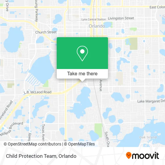 Child Protection Team map