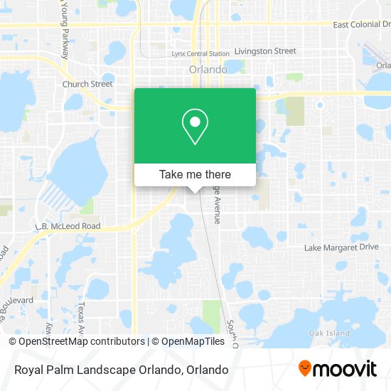 Royal Palm Landscape Orlando map