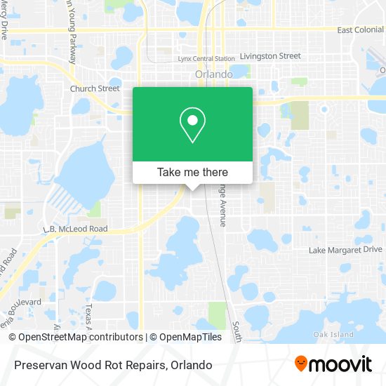 Preservan Wood Rot Repairs map