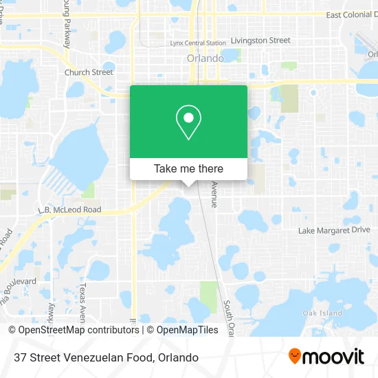 37 Street Venezuelan Food map