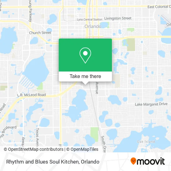 Mapa de Rhythm and Blues Soul Kitchen