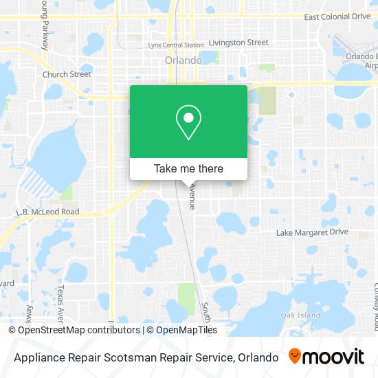 Appliance Repair Scotsman Repair Service map