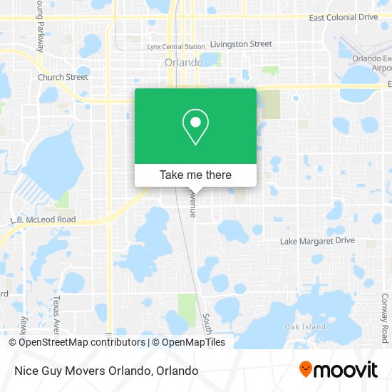 Mapa de Nice Guy Movers Orlando