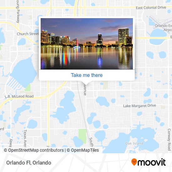 Mapa de Orlando Fl