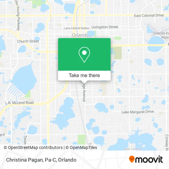 Christina Pagan, Pa-C map