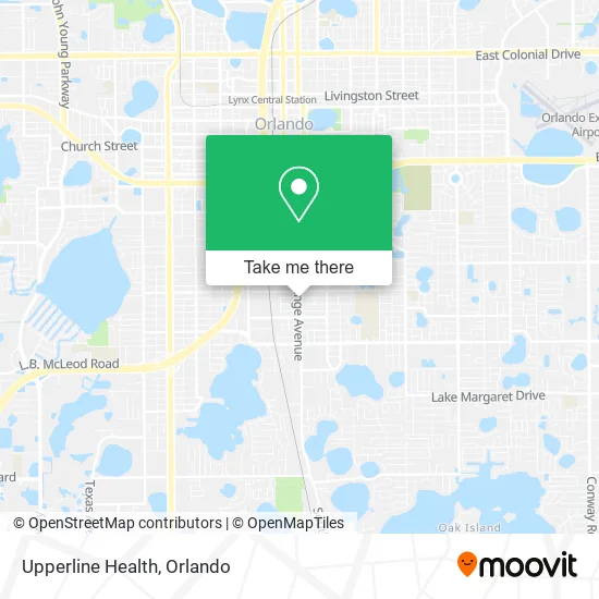 Upperline Health map