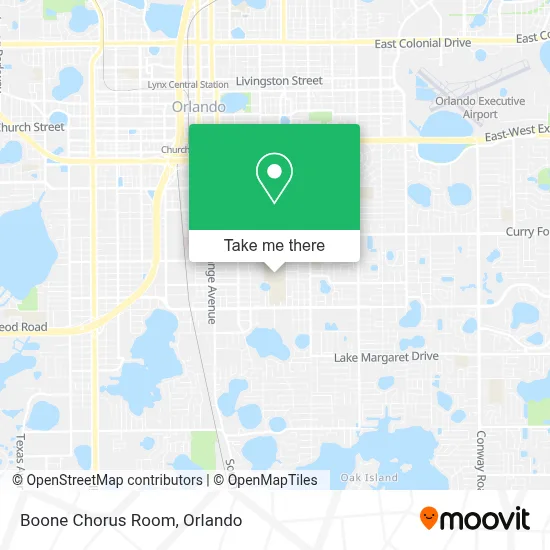 Boone Chorus Room map