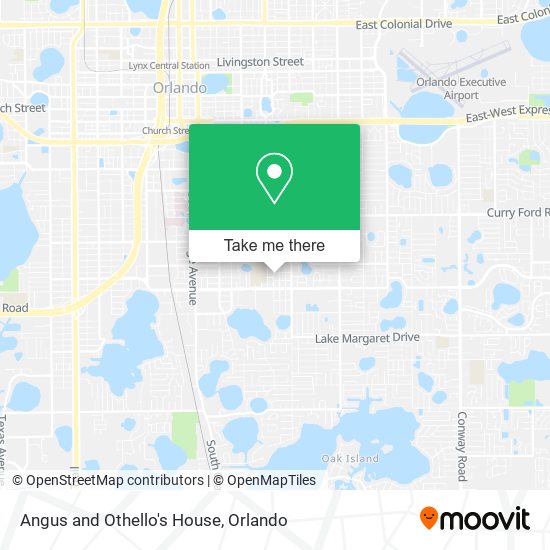 Angus and Othello's House map