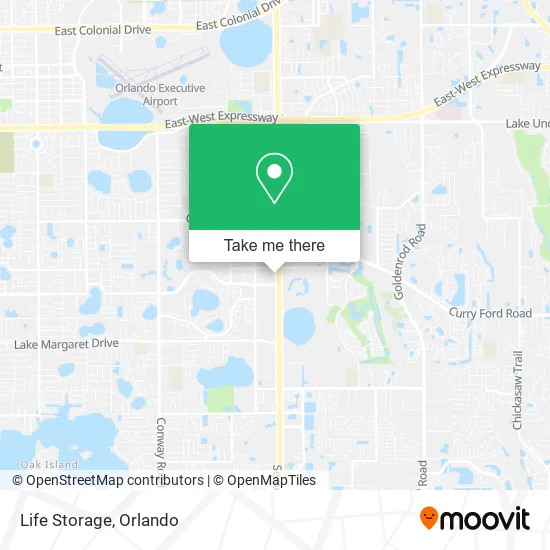 Life Storage map