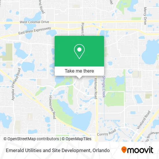Mapa de Emerald Utilities and Site Development