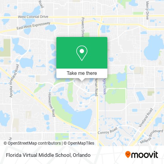 Mapa de Florida Virtual Middle School