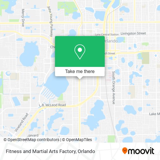 Fitness and Martial Arts Factory map