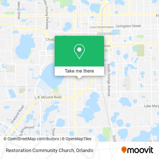 Restoration Community Church map