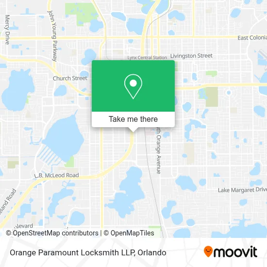 Orange Paramount Locksmith LLP map