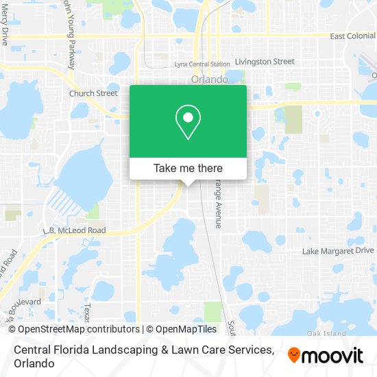 Central Florida Landscaping & Lawn Care Services map