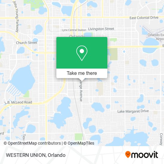 Mapa de WESTERN UNION