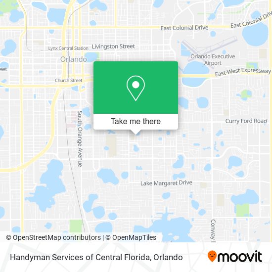 Handyman Services of Central Florida map