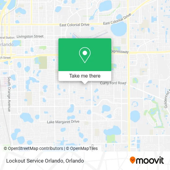 Lockout Service Orlando map