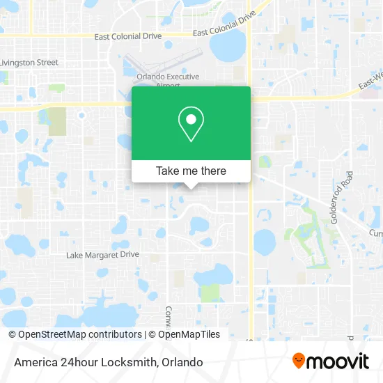 America 24hour Locksmith map