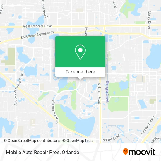 Mapa de Mobile Auto Repair Pros