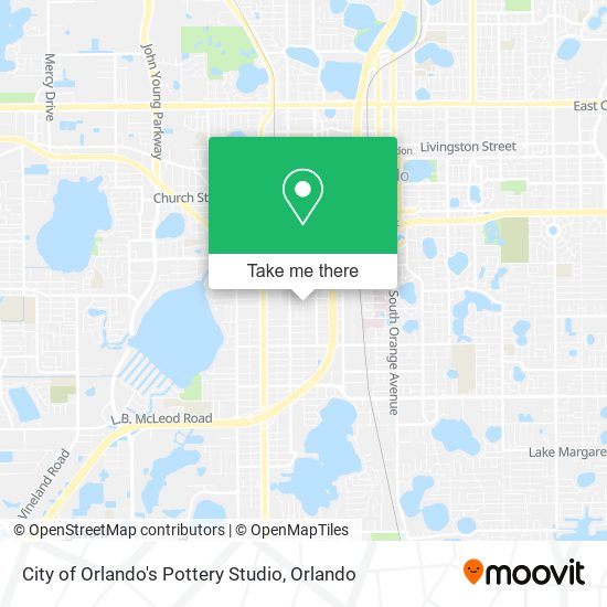 Mapa de City of Orlando's Pottery Studio