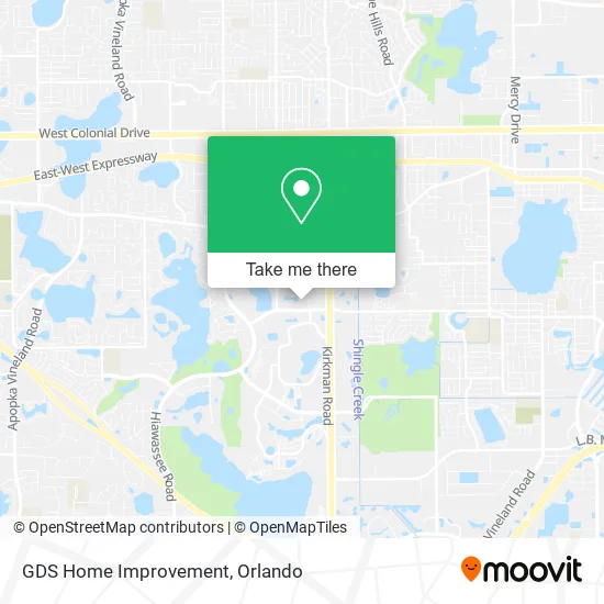 Mapa de GDS Home Improvement