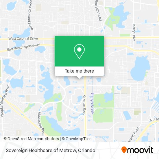 Sovereign Healthcare of Metrow map