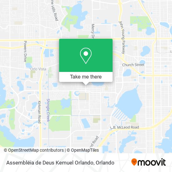 Assembléia de Deus Kemuel Orlando map