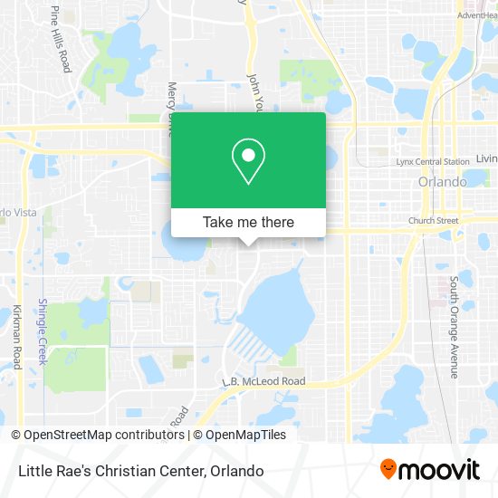 Mapa de Little Rae's Christian Center