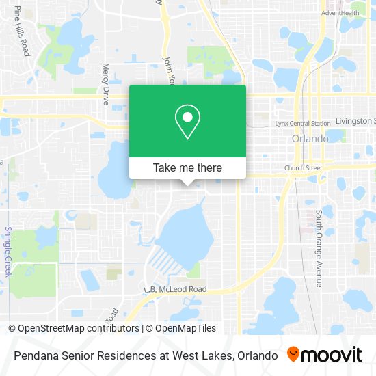 Mapa de Pendana Senior Residences at West Lakes