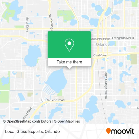 Local Glass Experts map