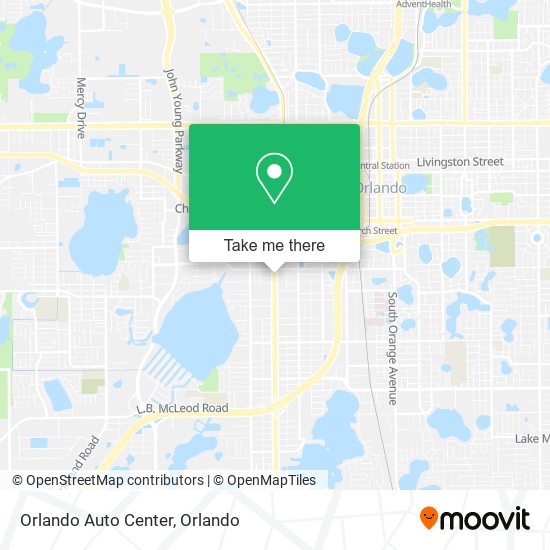 Mapa de Orlando Auto Center