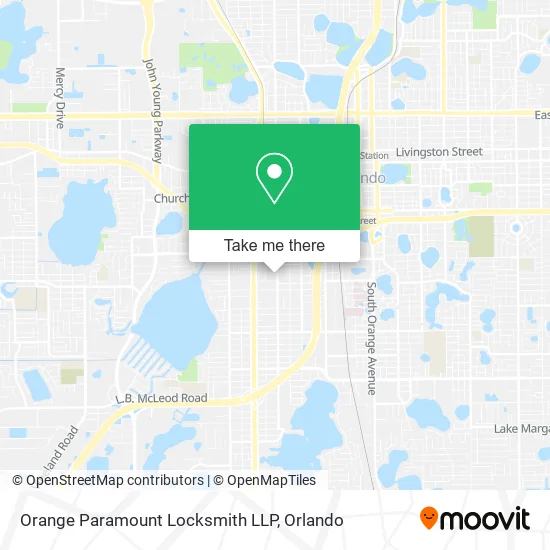 Orange Paramount Locksmith LLP map