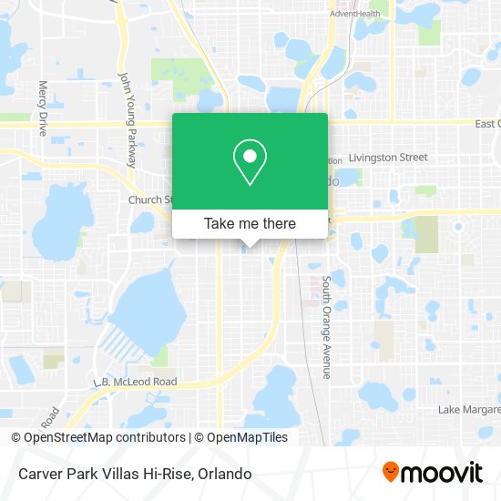Carver Park Villas Hi-Rise map