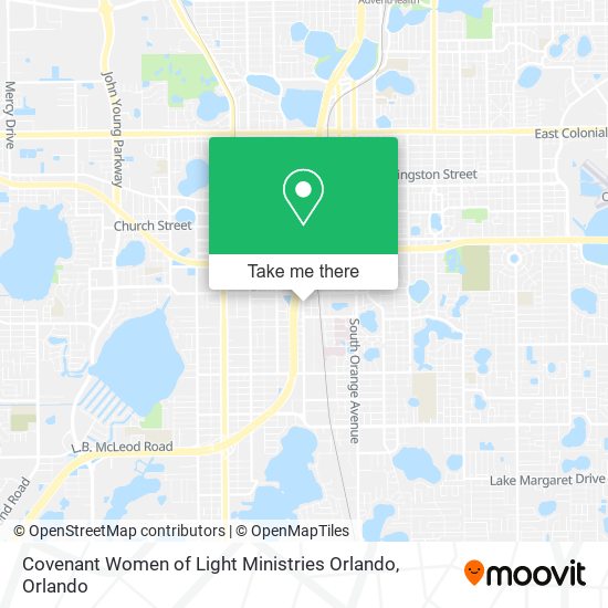 Mapa de Covenant Women of Light Ministries Orlando