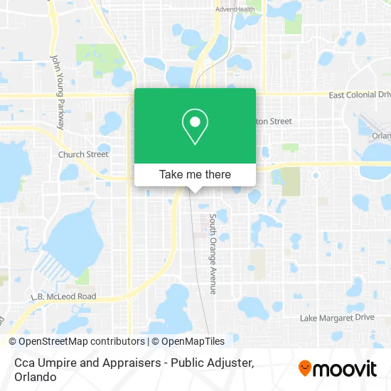 Mapa de Cca Umpire and Appraisers - Public Adjuster